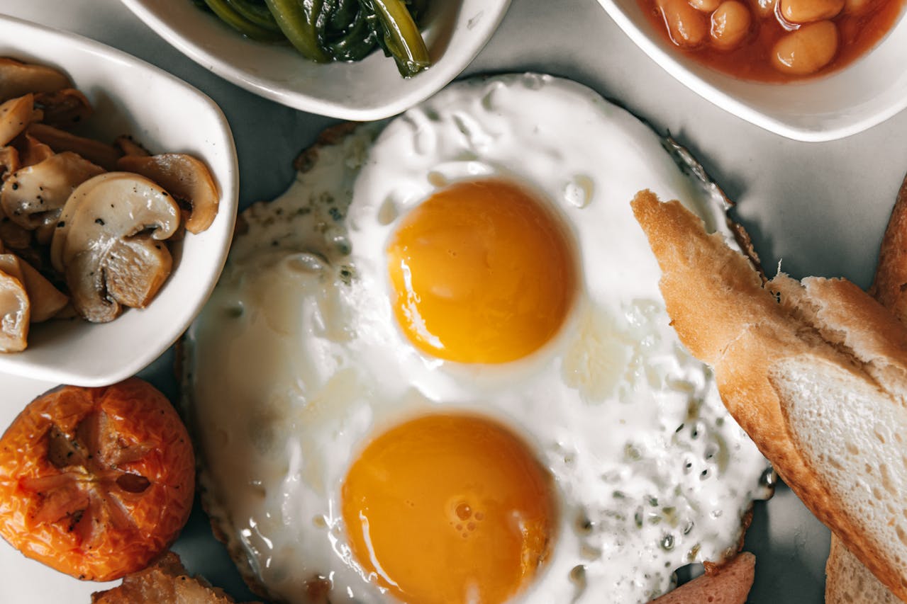 fried eggs